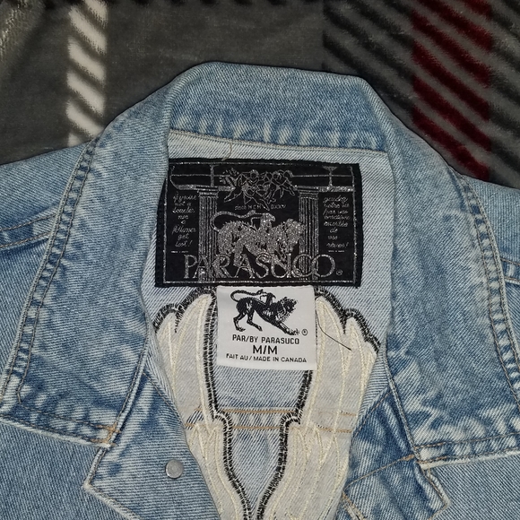 SOLD - Vintage denim vest jacket - Picture 3 of 6